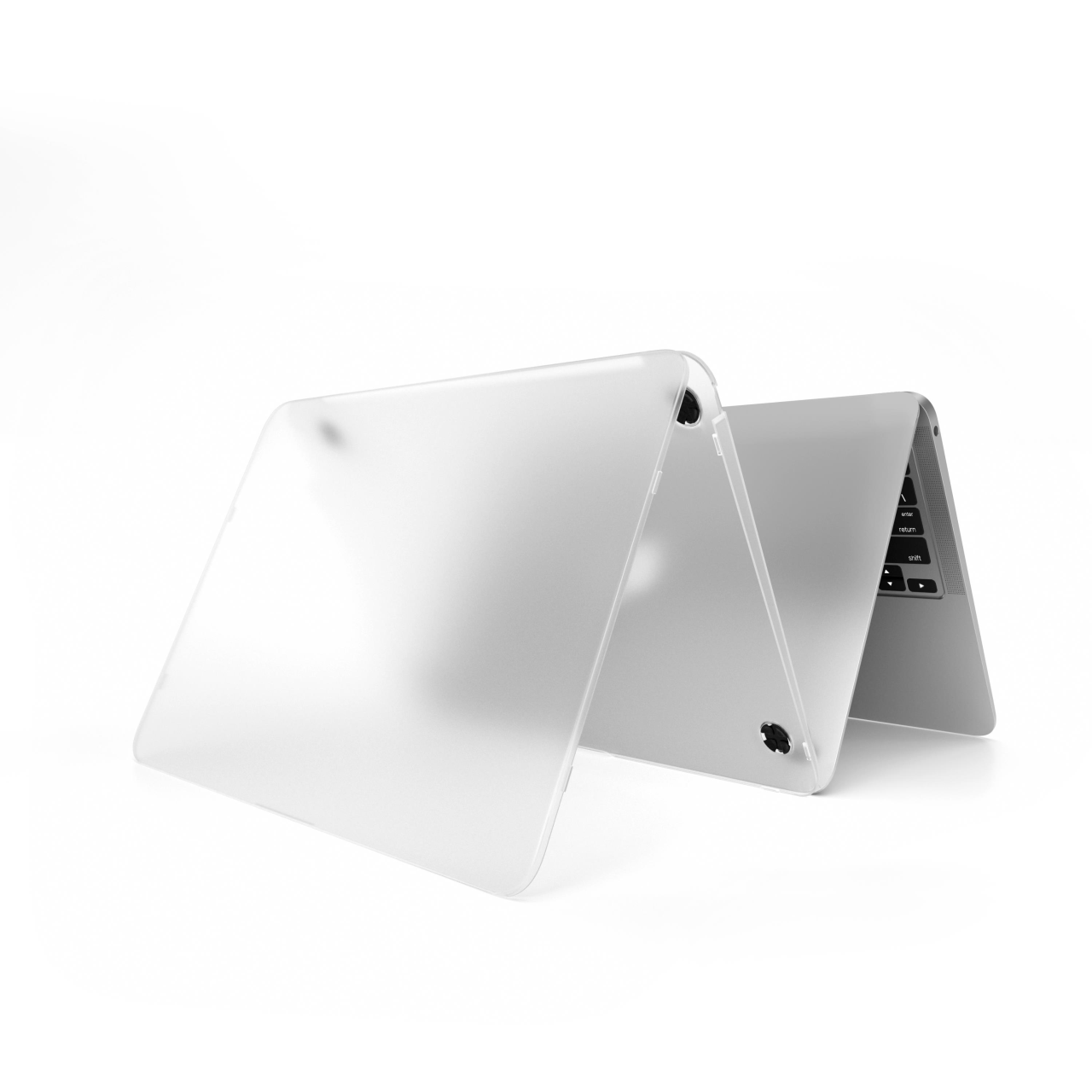 Husa de protecție NOA pentru MacBook Air 13″ M1 2020 Retina Display, Transparentă (Fog)