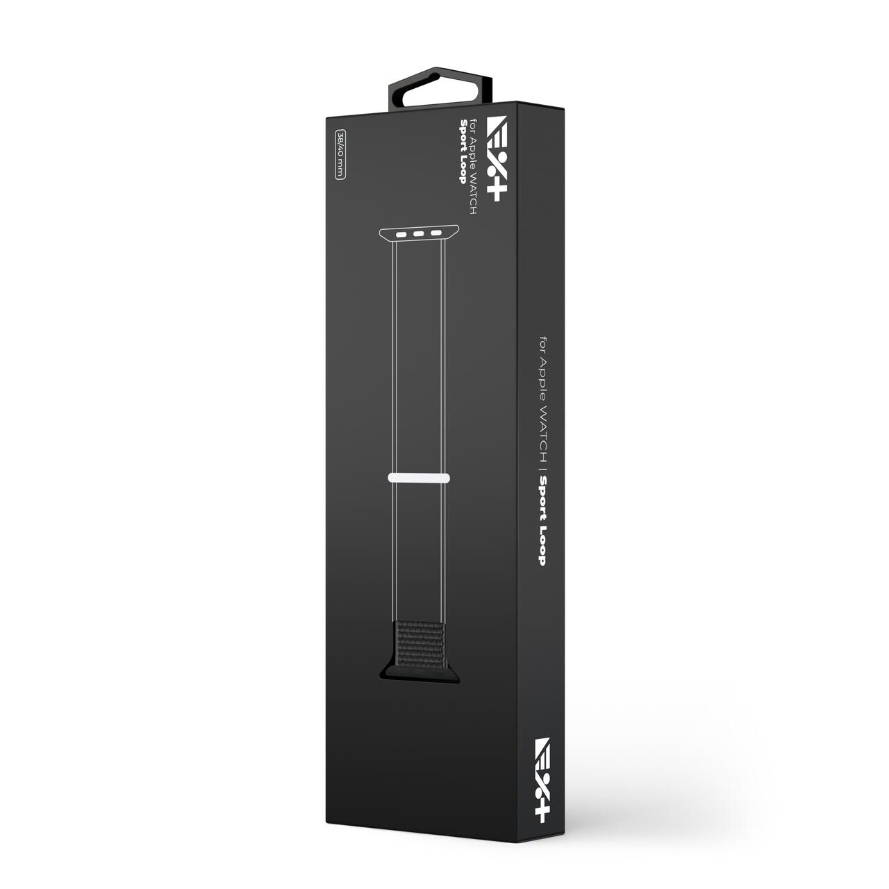 Curea Sport Loop NOA pentru Apple Watch 38/40 mm |Negru