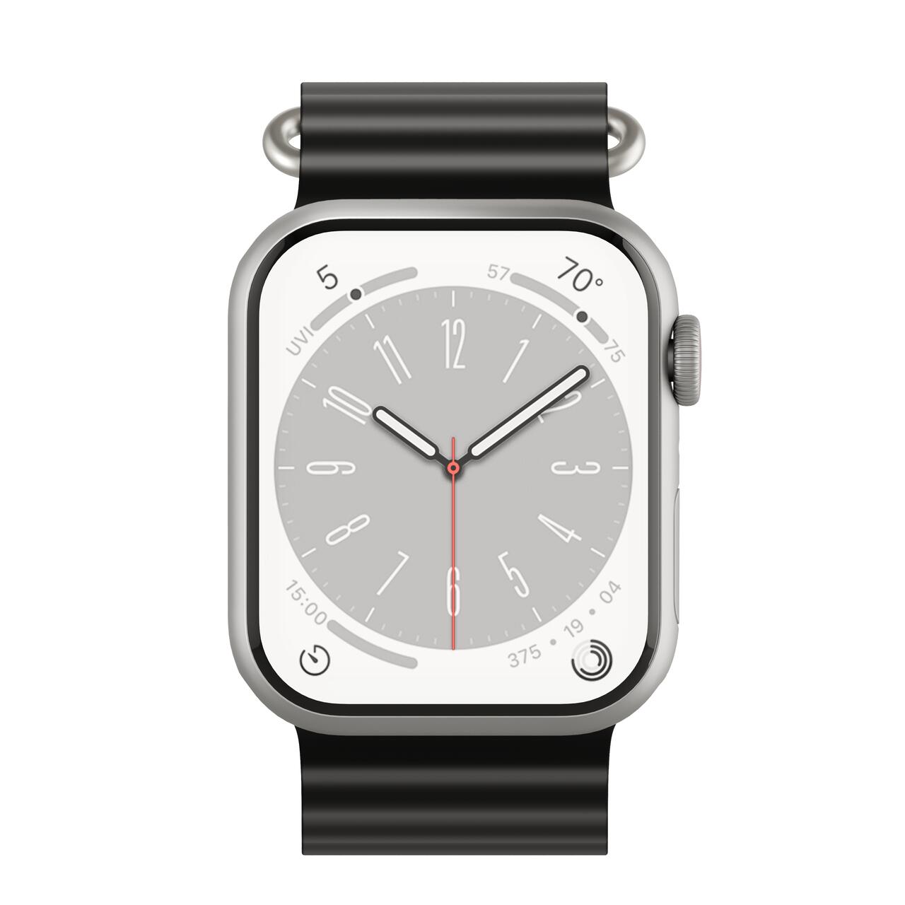 Curea NOA,  H2O Band pentru Apple Watch 41mm, Negru