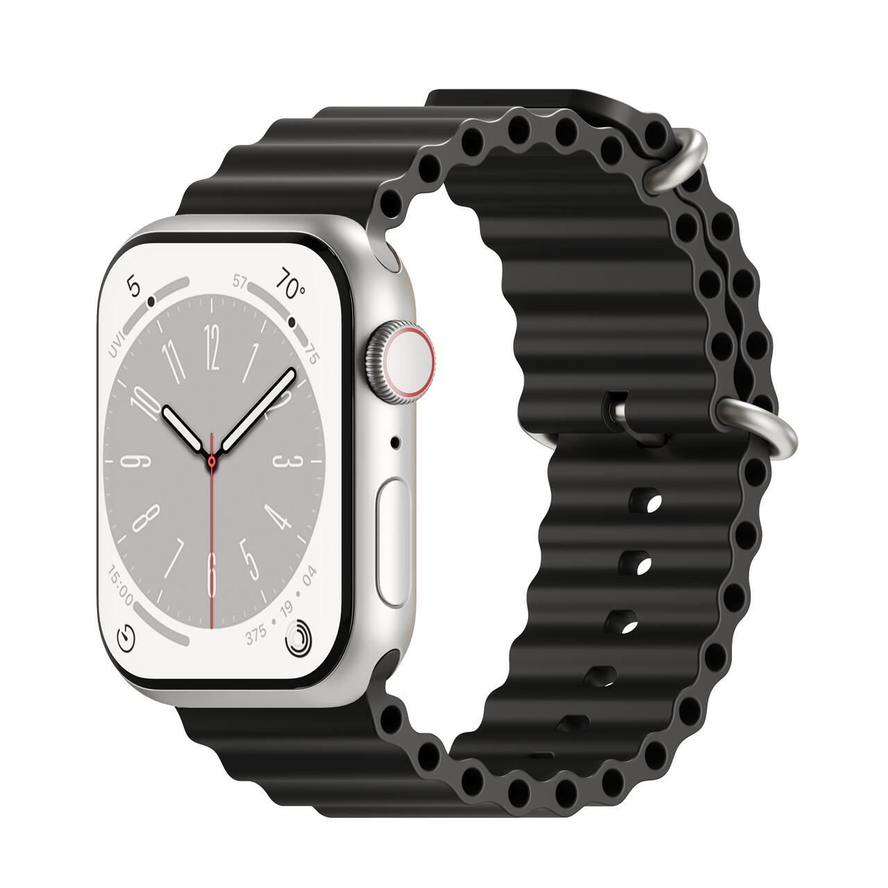 Curea NOA,  H2O Band pentru Apple Watch 41mm, Negru
