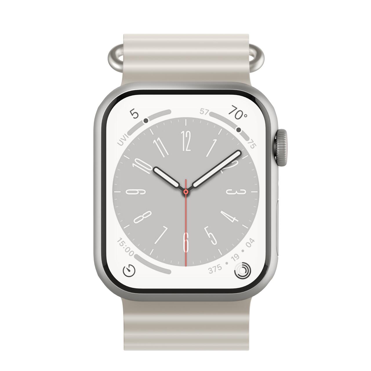 Curea NOA,  H2O Band pentru Apple Watch 41mm, Starlight