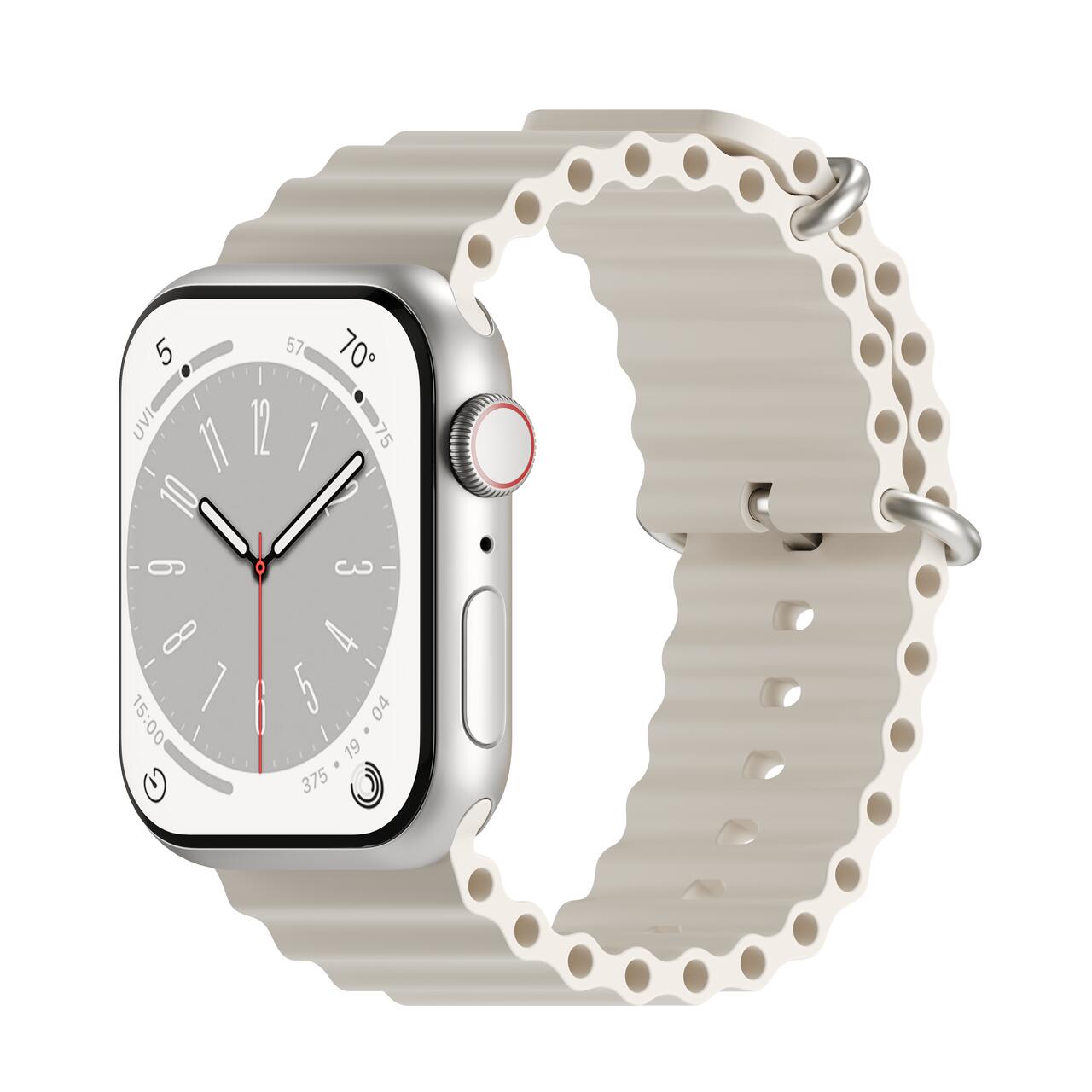 Curea NOA,  H2O Band pentru Apple Watch 41mm, Starlight