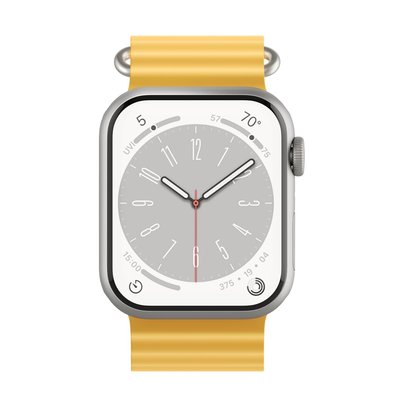 Curea NOA,  H2O Band pentru Apple Watch 41mm, Galben