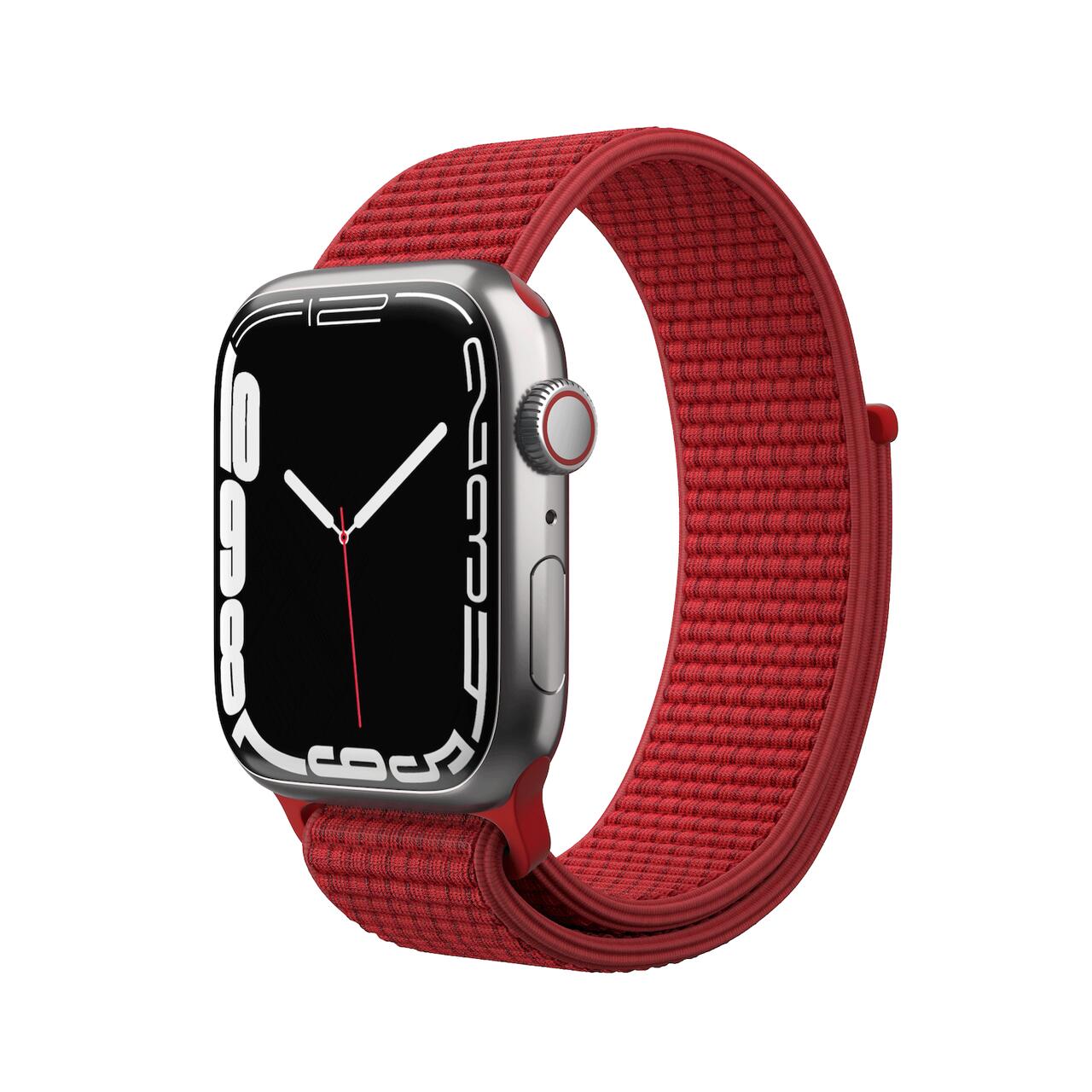 Curea Sport Loop NOA pentru Apple Watch 42/44 mm |Rosu