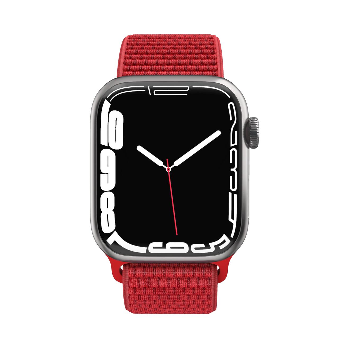 Curea Sport Loop NOA pentru Apple Watch 42/44 mm |Rosu