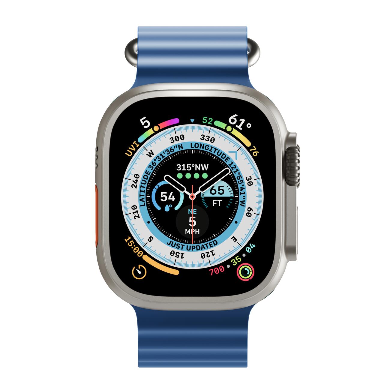 Curea NOA,  H2O Band pentru Apple Watch 45/49 mm, Midnight Blue