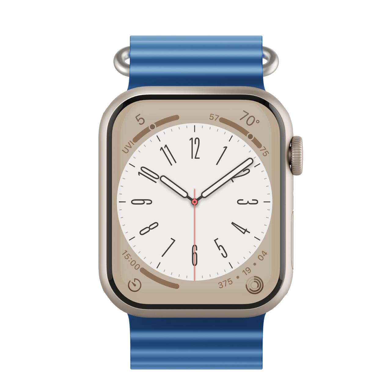 Curea NOA,  H2O Band pentru Apple Watch 45/49 mm, Midnight Blue