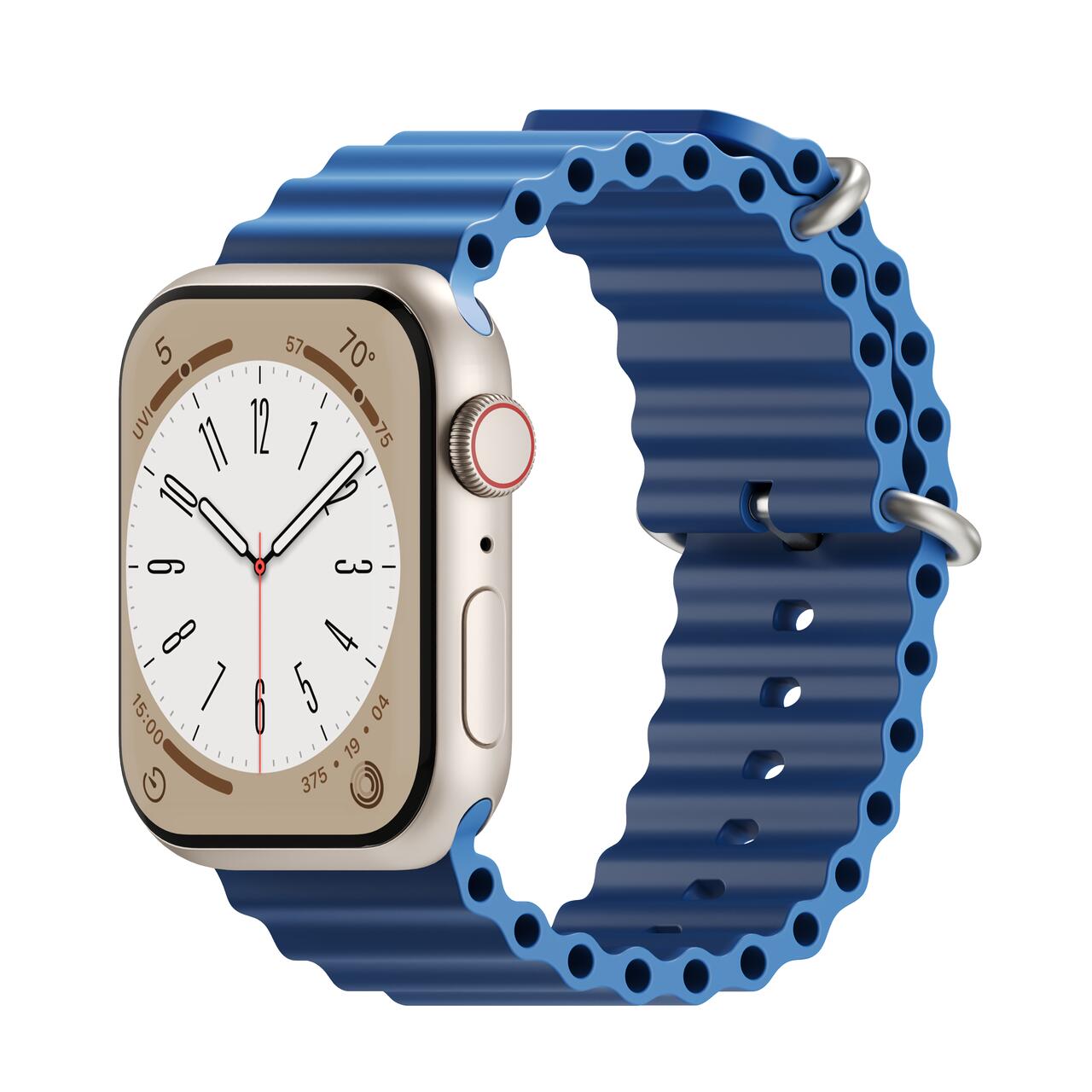 Curea NOA,  H2O Band pentru Apple Watch 45/49 mm, Midnight Blue