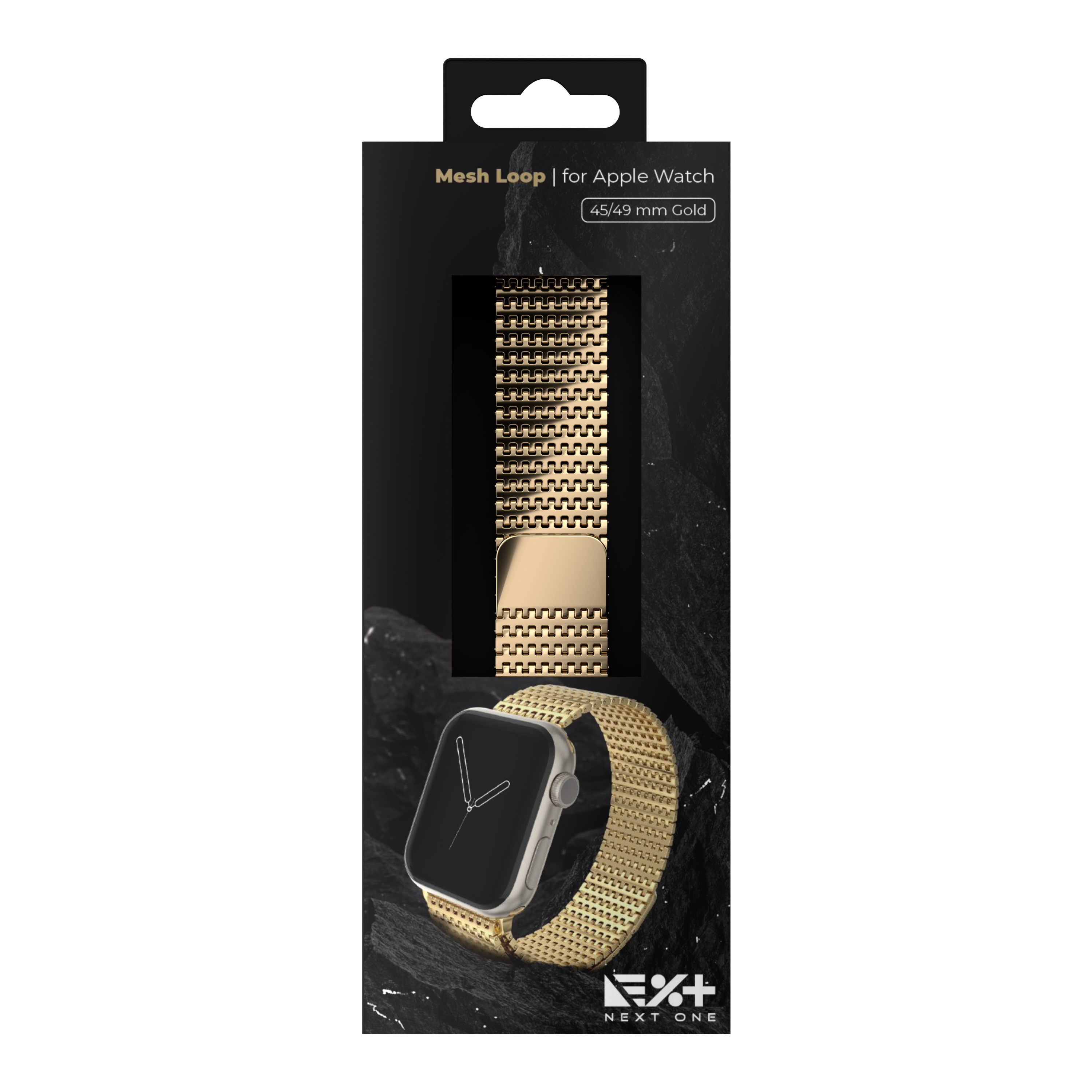 Bratara metalica NOA Mesh Loop pentru Apple Watch 45/46/49mm