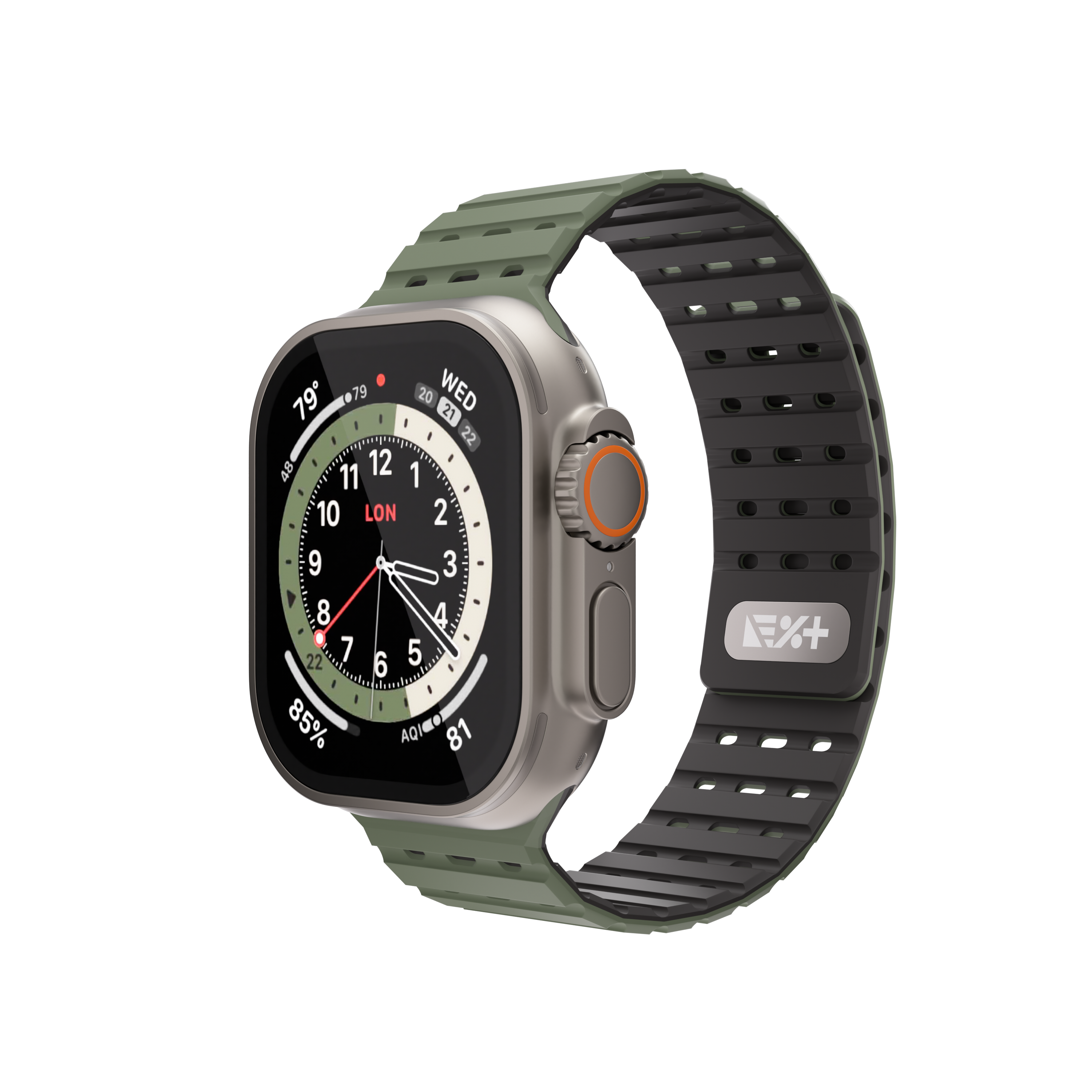 Curea din silicon NOA pentru Apple Watch 45/46/49mm