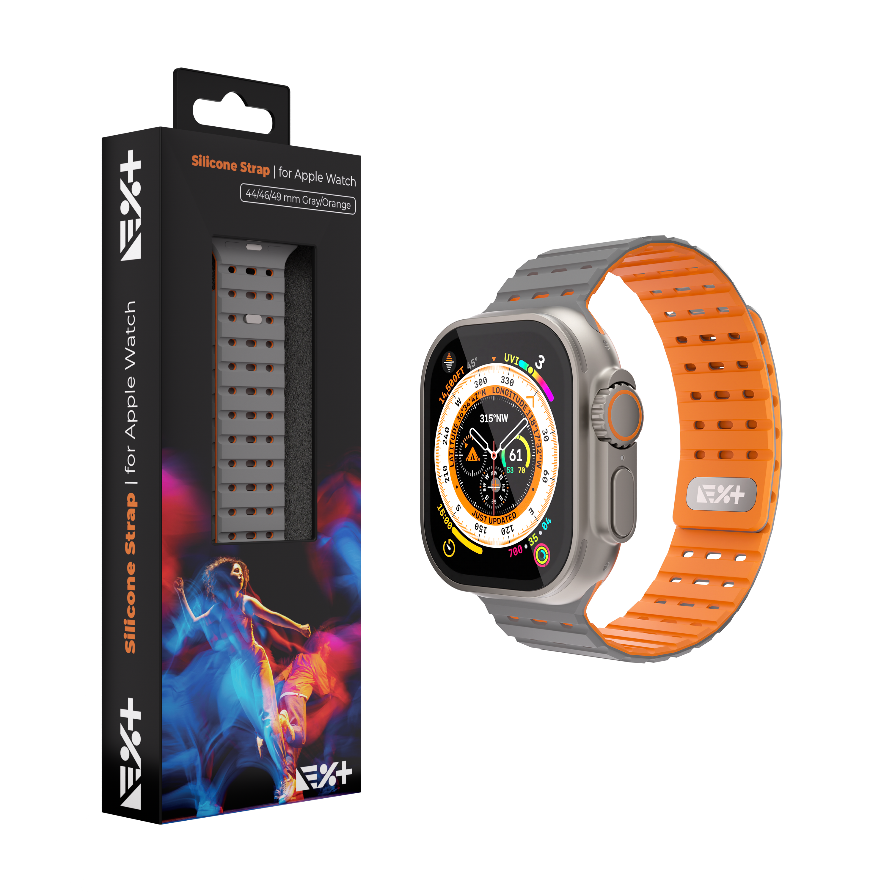 Curea din silicon NOA pentru Apple Watch 45/46/49mm