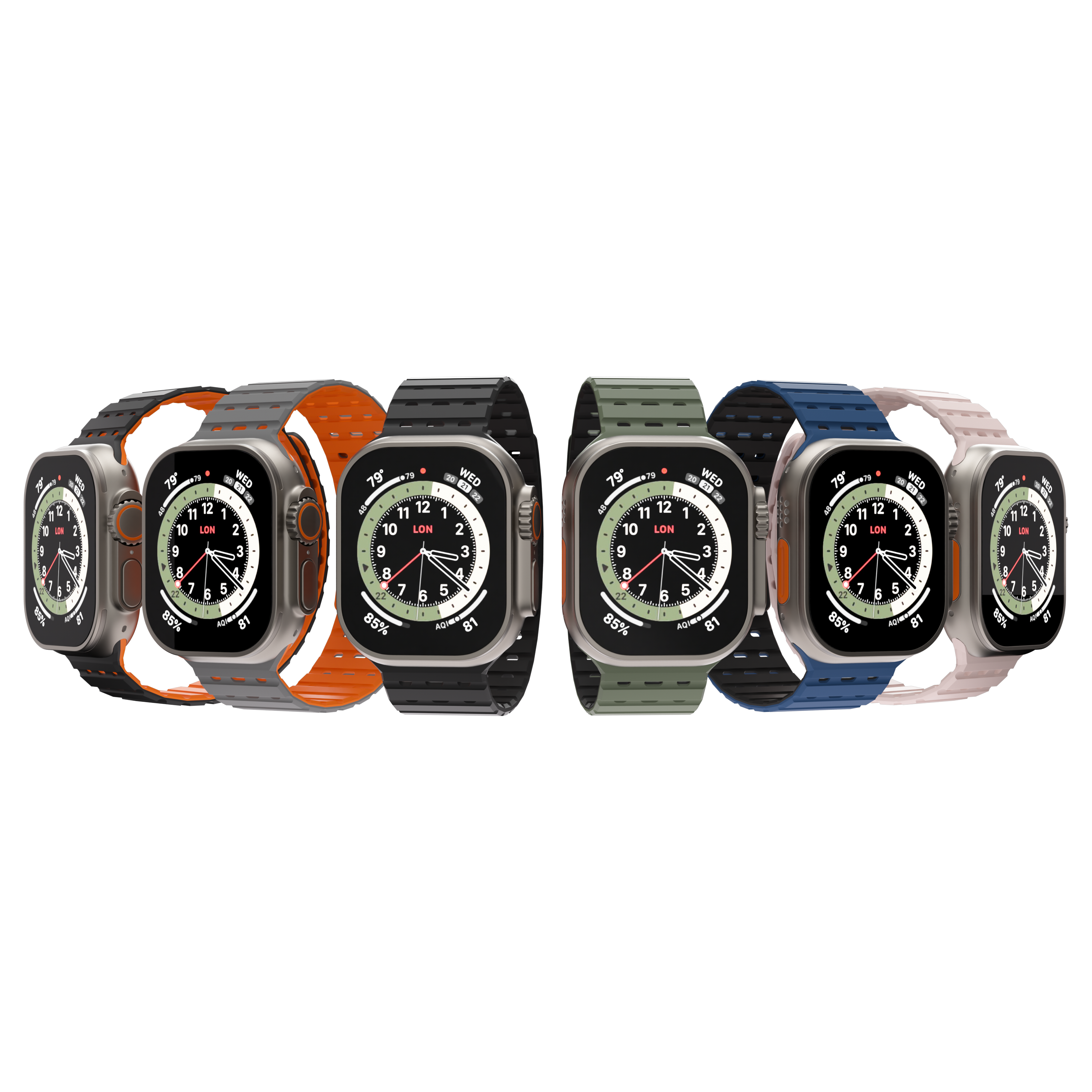 Curea din silicon NOA pentru Apple Watch 45/46/49mm