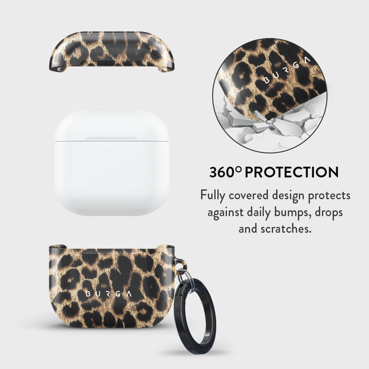Husa protectoare BURGA Player pentru Airpods 4