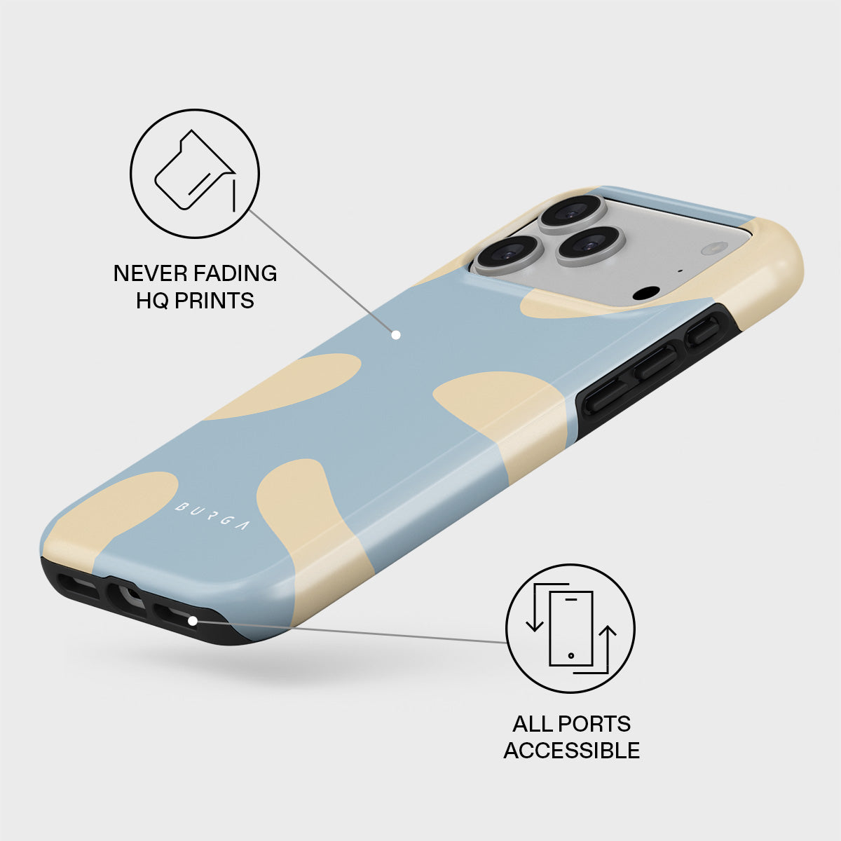Husa de protecție rezistentă BURGA Flow Magsafe pentru iPhone 17 Pro Max