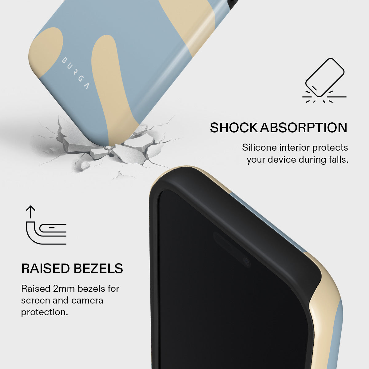 BURGA Flow - Husă de protecție Tough Magsafe pentru iPhone 17 Pro