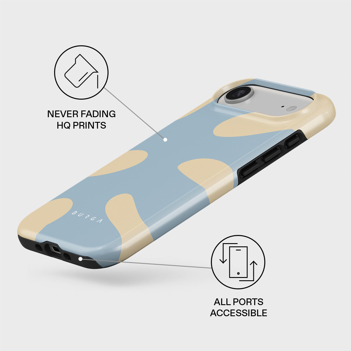 Husa de protecție BURGA Flow Tough Magsafe pentru iPhone 17 Air