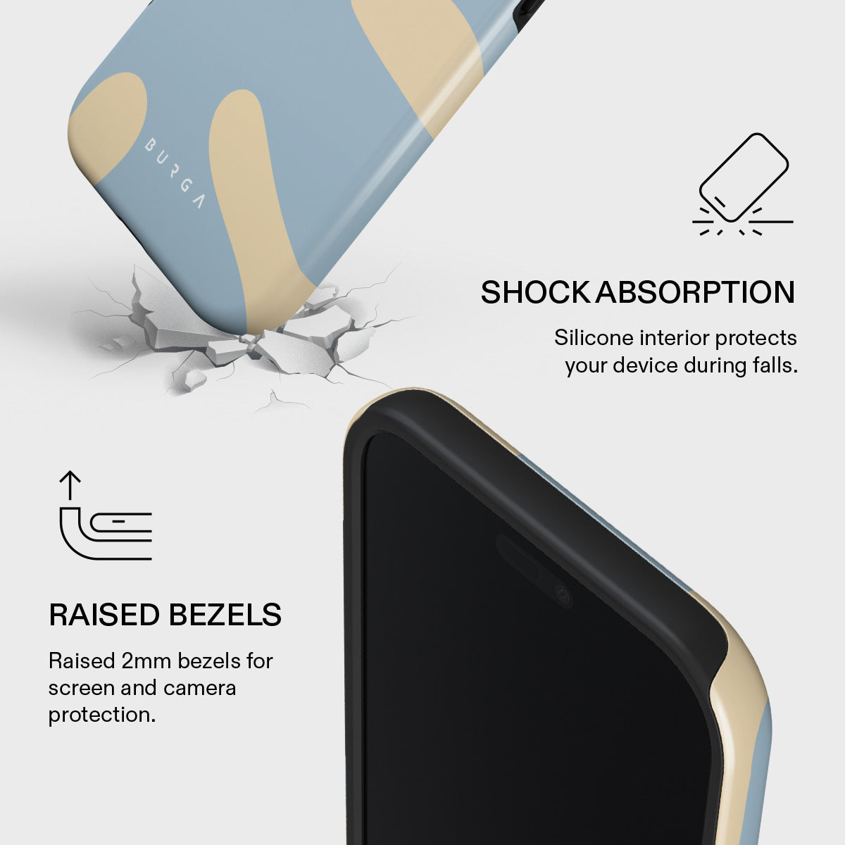 Husa de protecție BURGA Flow Tough Magsafe pentru iPhone 17 Air