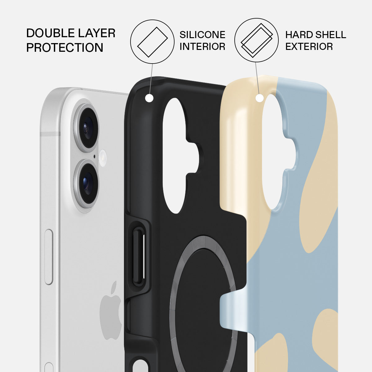 BURGA Flow - Husă de protecție rezistentă Magsafe pentru iPhone 17