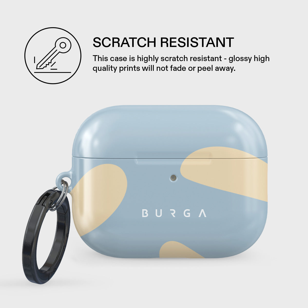 BURGA Flow - Husă de protecție pentru AirPods Pro 3