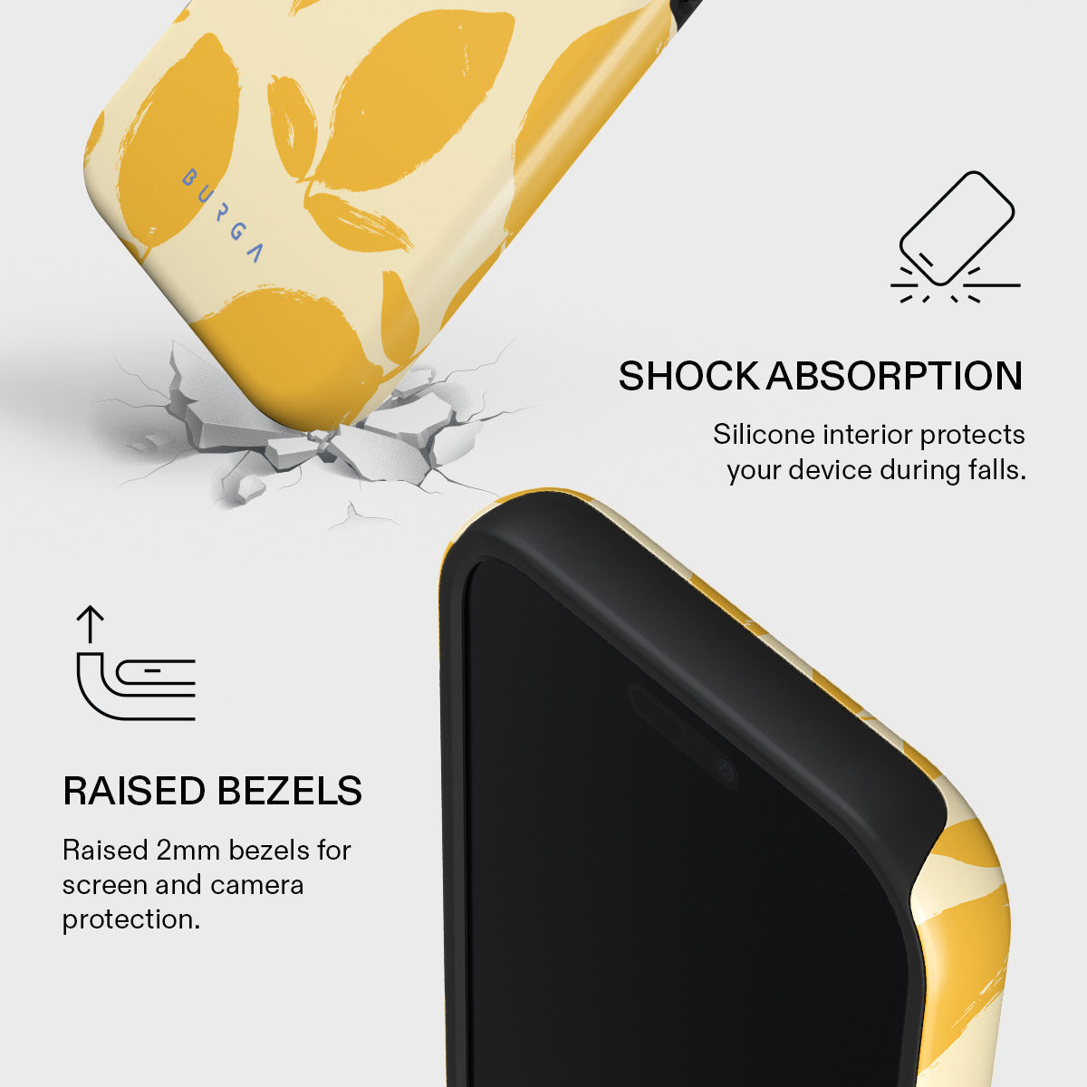 Husa BURGA Lemon Tart Tough Magsafe pentru iPhone 17 Pro