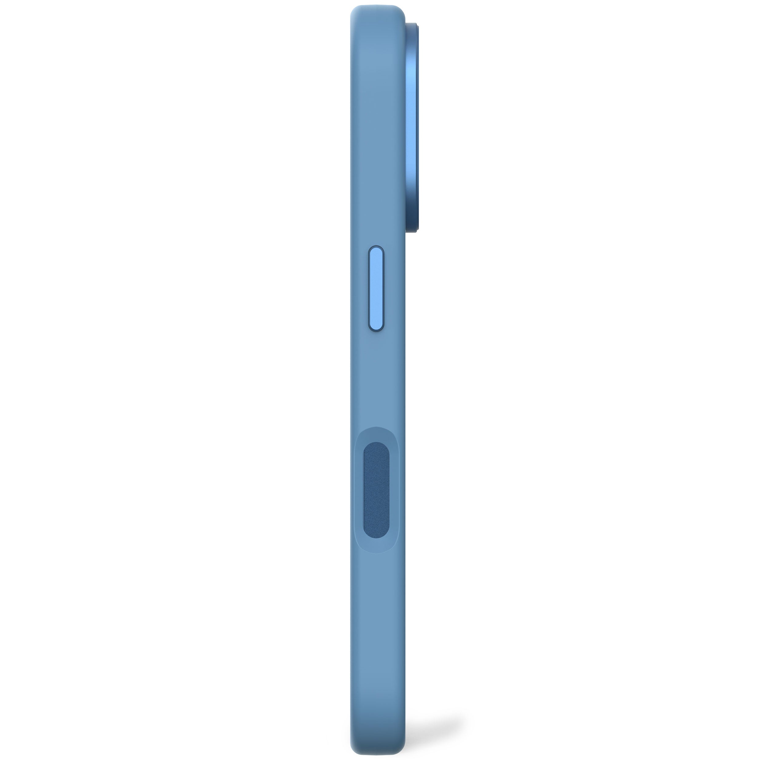 DECODED Husă de silicon antimicrobiană pentru iPhone 16 - Albastru aerian