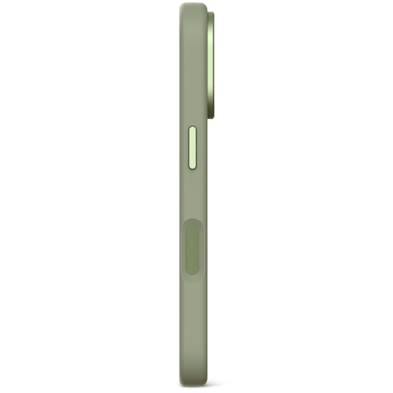 Husă anti-microbiană din silicon DECODED pentru iPhone 16 - Verde Jad