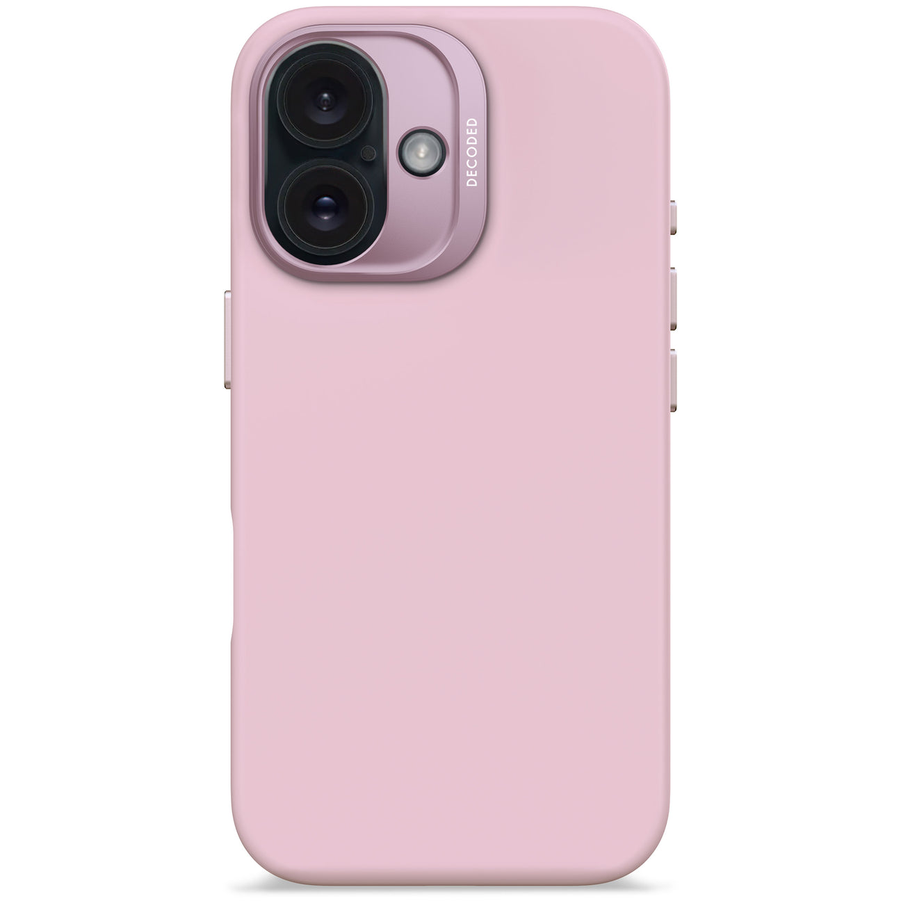 Husă de protecție DECODED din silicon antimicrobian pentru iPhone 16 - Mov liliac