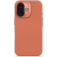 Husă de protecție DECODED AntiMicrobial din silicon pentru iPhone 16 - Sand Stone