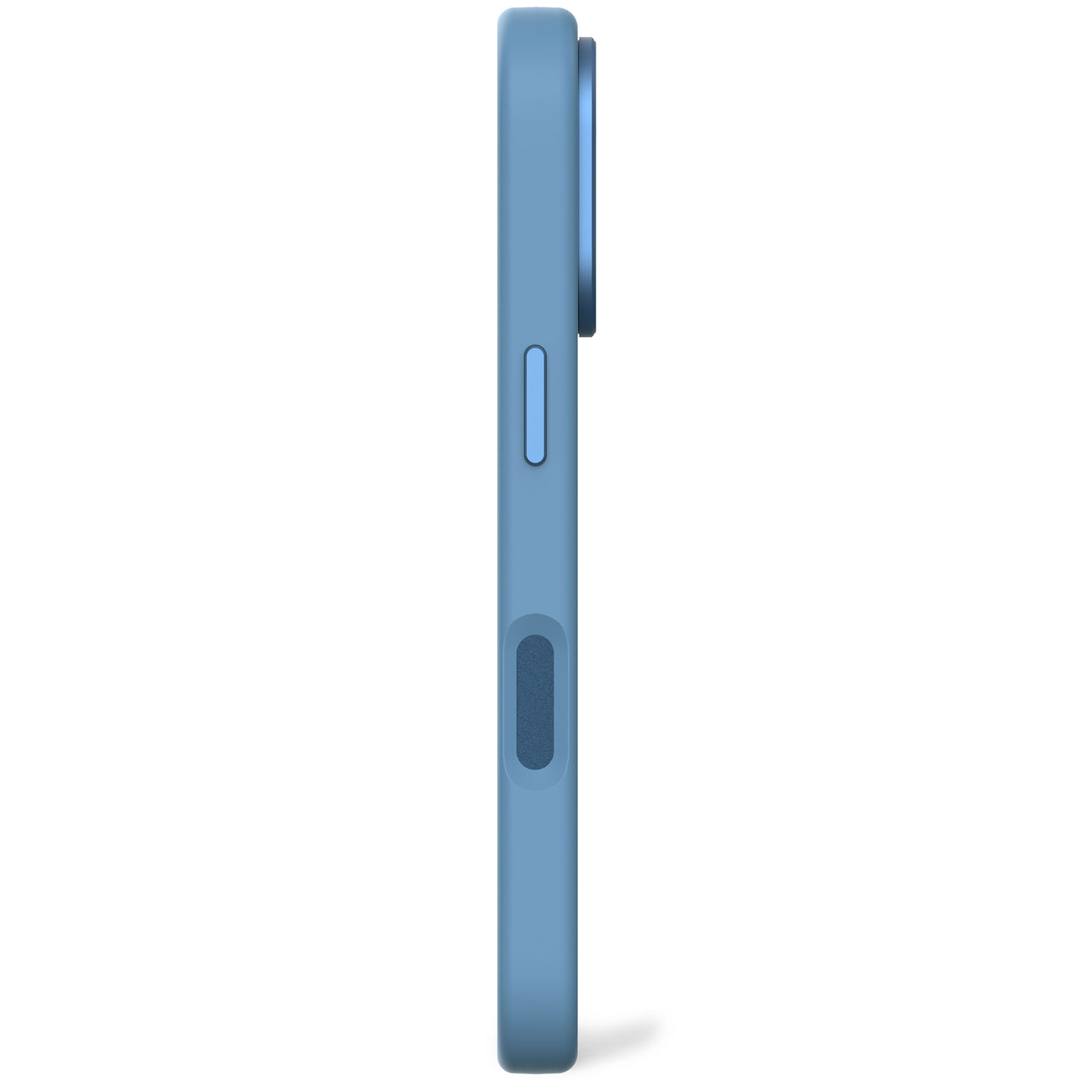 Husă spate din silicon antimicrobian DECODED pentru iPhone 16 Pro - Air Blue