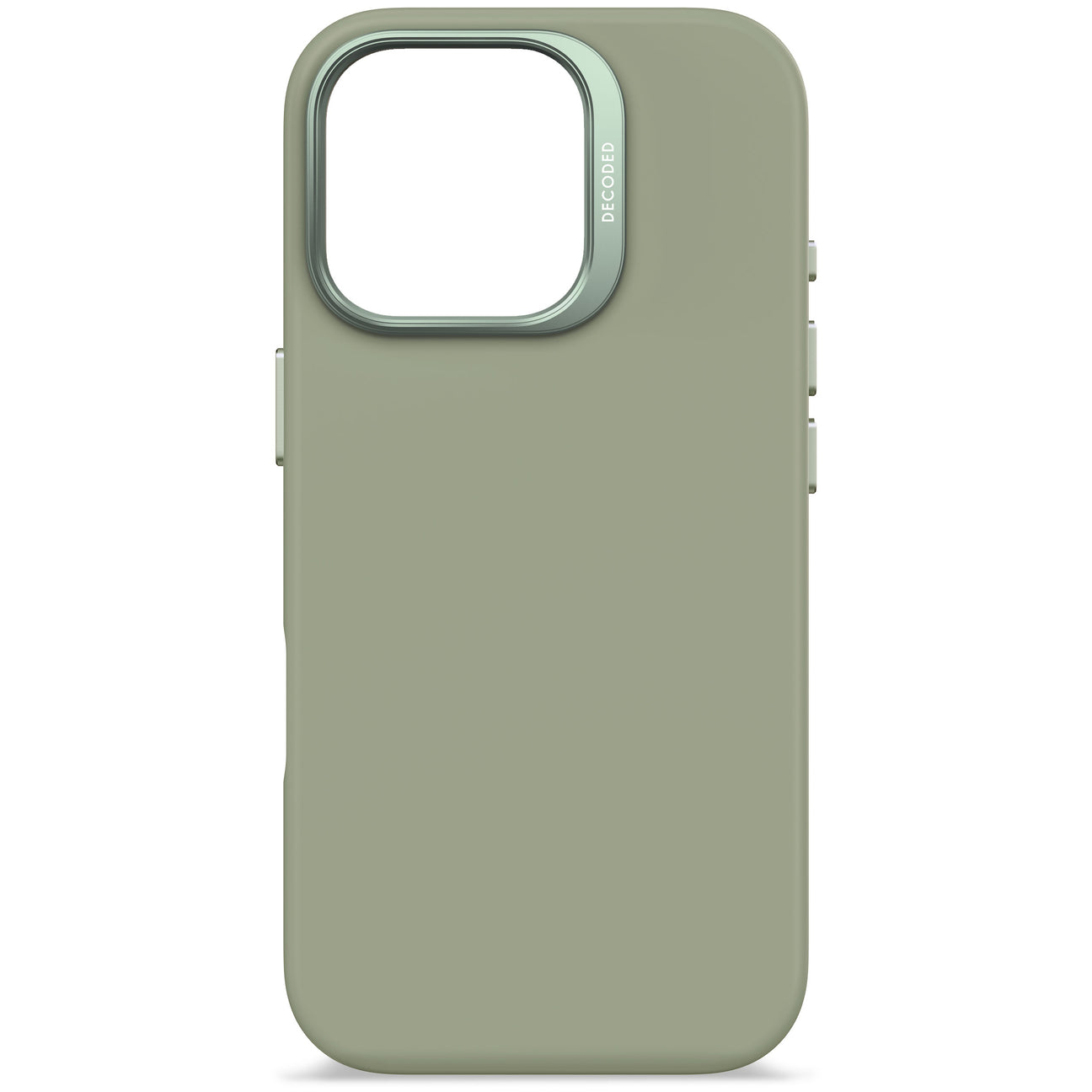 Husă de protecție DECODED din silicon antimicrobian pentru iPhone 16 Pro - Verde Jad