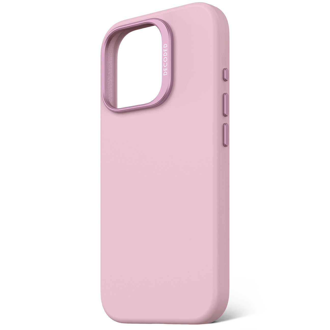 Husă de protecție DECODED din silicon antimicrobian pentru iPhone 16 Pro - Mov Lilla