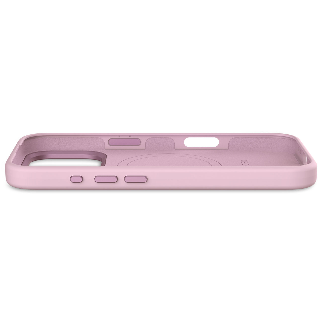 Husă de protecție DECODED din silicon antimicrobian pentru iPhone 16 Pro - Mov Lilla