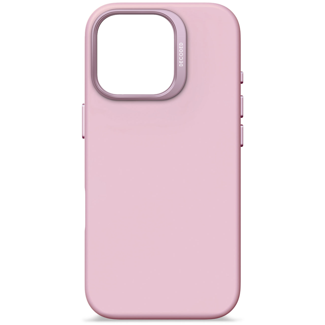 Husă de protecție DECODED din silicon antimicrobian pentru iPhone 16 Pro - Mov Lilla