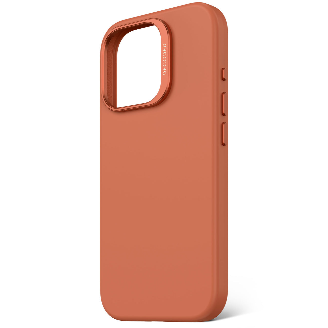 Husă de protecție DECODED AntiMicrobial din silicon pentru iPhone 16 Pro - Sand Stone