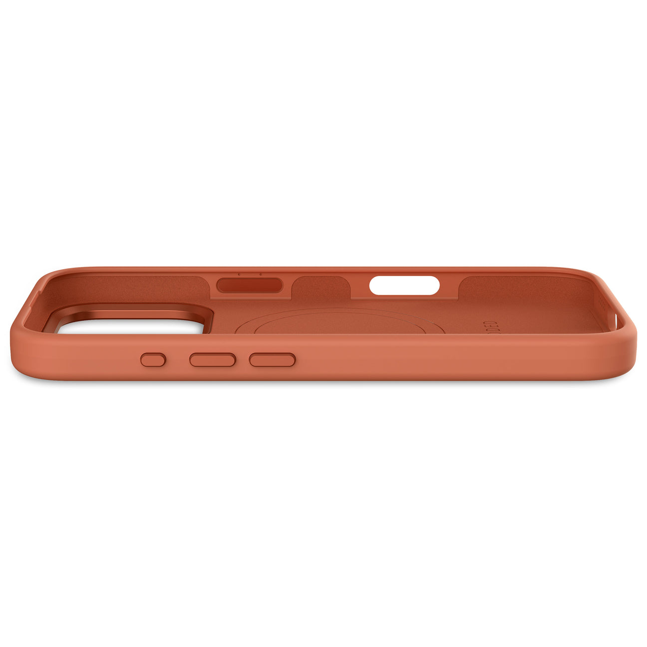 Husă de protecție DECODED AntiMicrobial din silicon pentru iPhone 16 Pro - Sand Stone