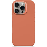 Husă de protecție DECODED AntiMicrobial din silicon pentru iPhone 16 Pro - Sand Stone