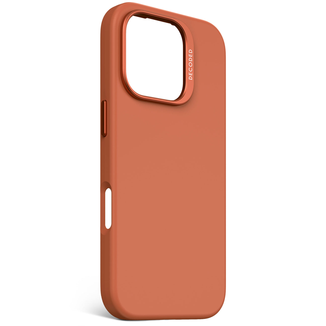 Husă de protecție DECODED AntiMicrobial din silicon pentru iPhone 16 Pro - Sand Stone
