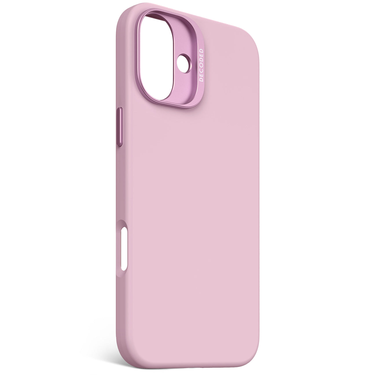 Husă de protecție DECODED din silicon antimicrobian pentru iPhone 16 Plus - Mov lila
