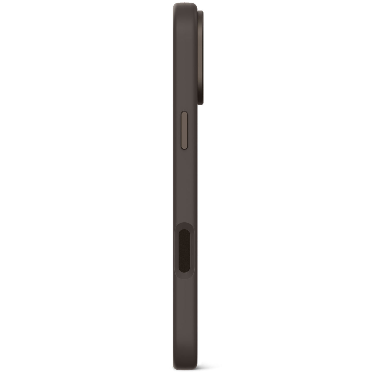 Husă din silicon antimicrobian DECODED AntiMicrobial pentru iPhone 16 Plus - Negru Phantom