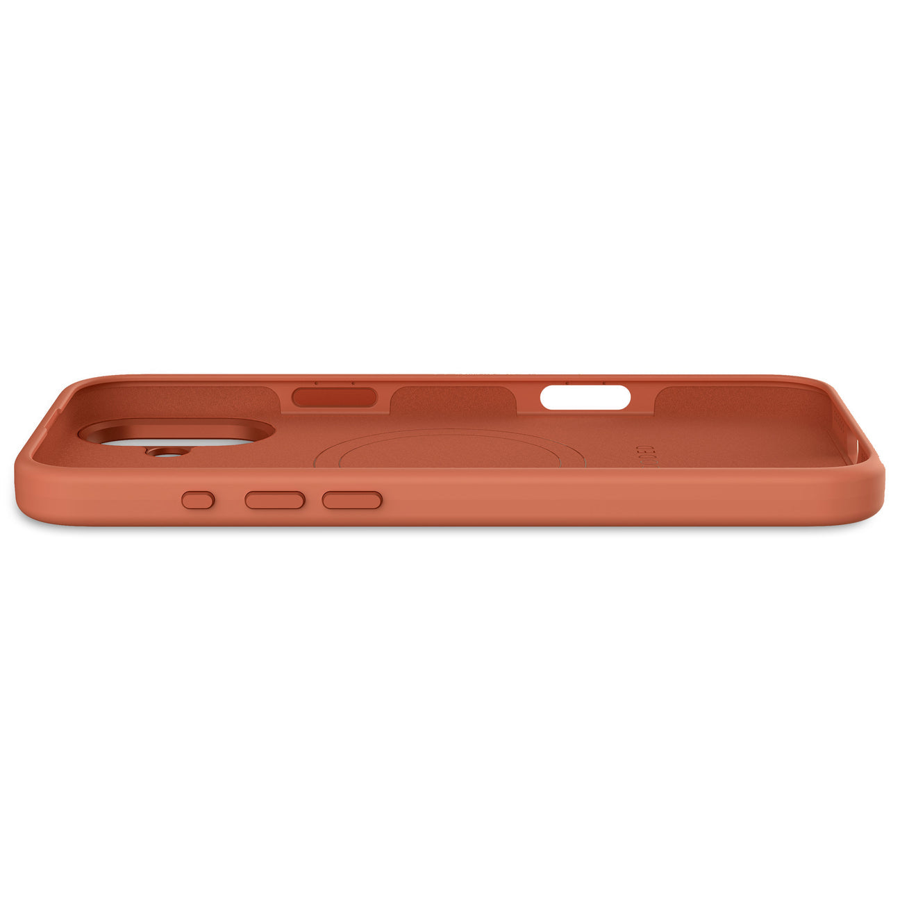 Husă DECODED din silicon antimicrobiană pentru iPhone 16 Plus - Sand Stone