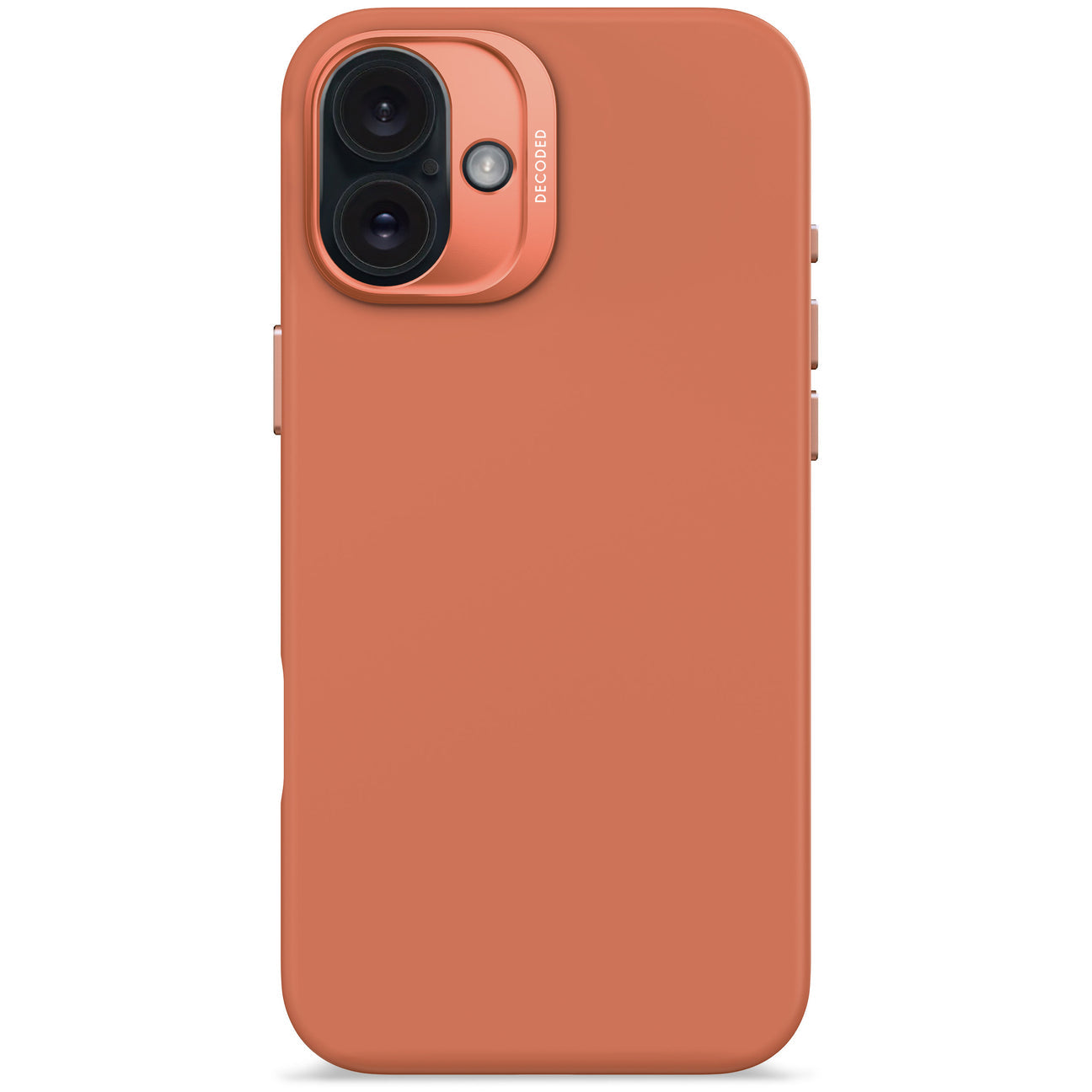 Husă DECODED din silicon antimicrobiană pentru iPhone 16 Plus - Sand Stone