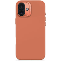 Husă DECODED din silicon antimicrobiană pentru iPhone 16 Plus - Sand Stone