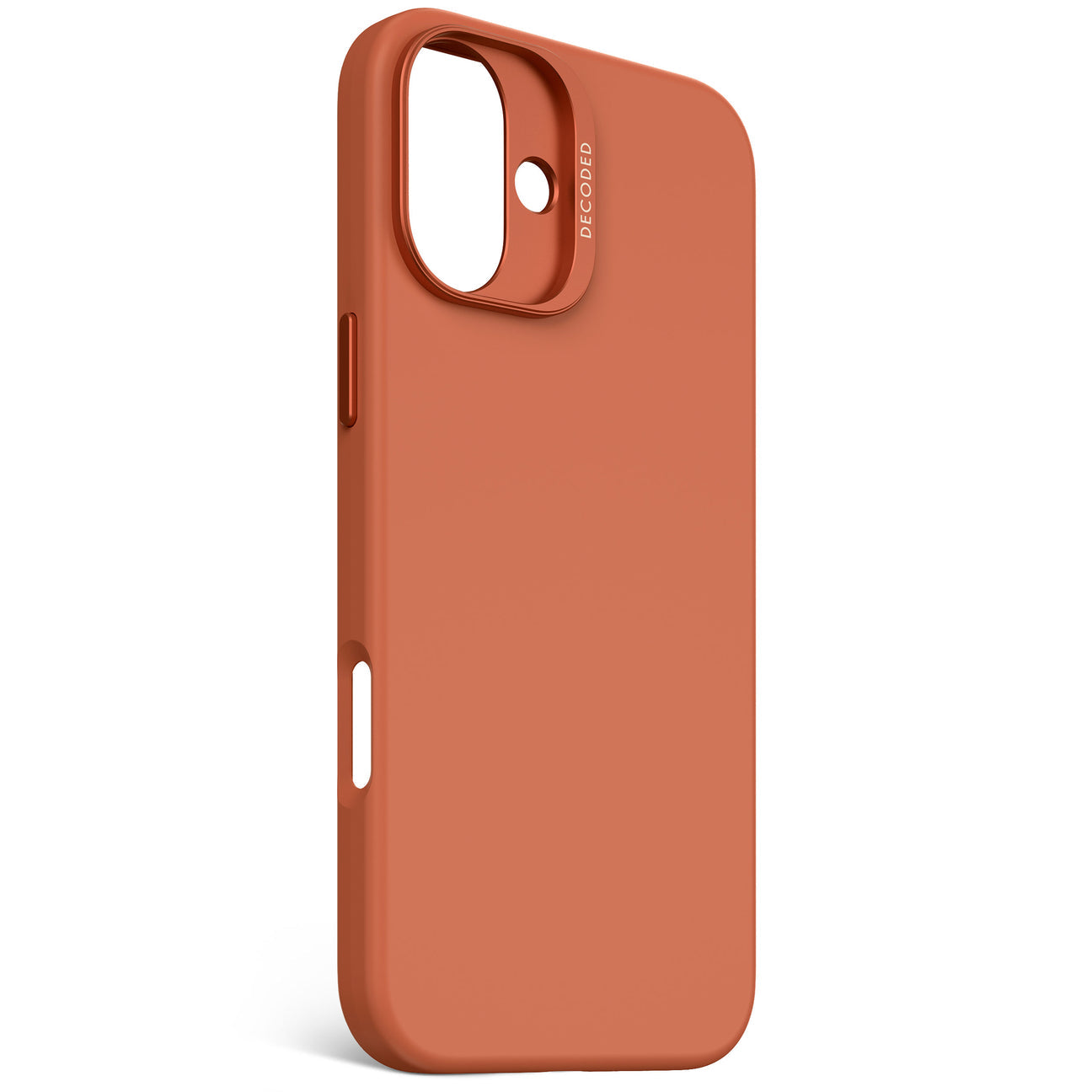 Husă DECODED din silicon antimicrobiană pentru iPhone 16 Plus - Sand Stone