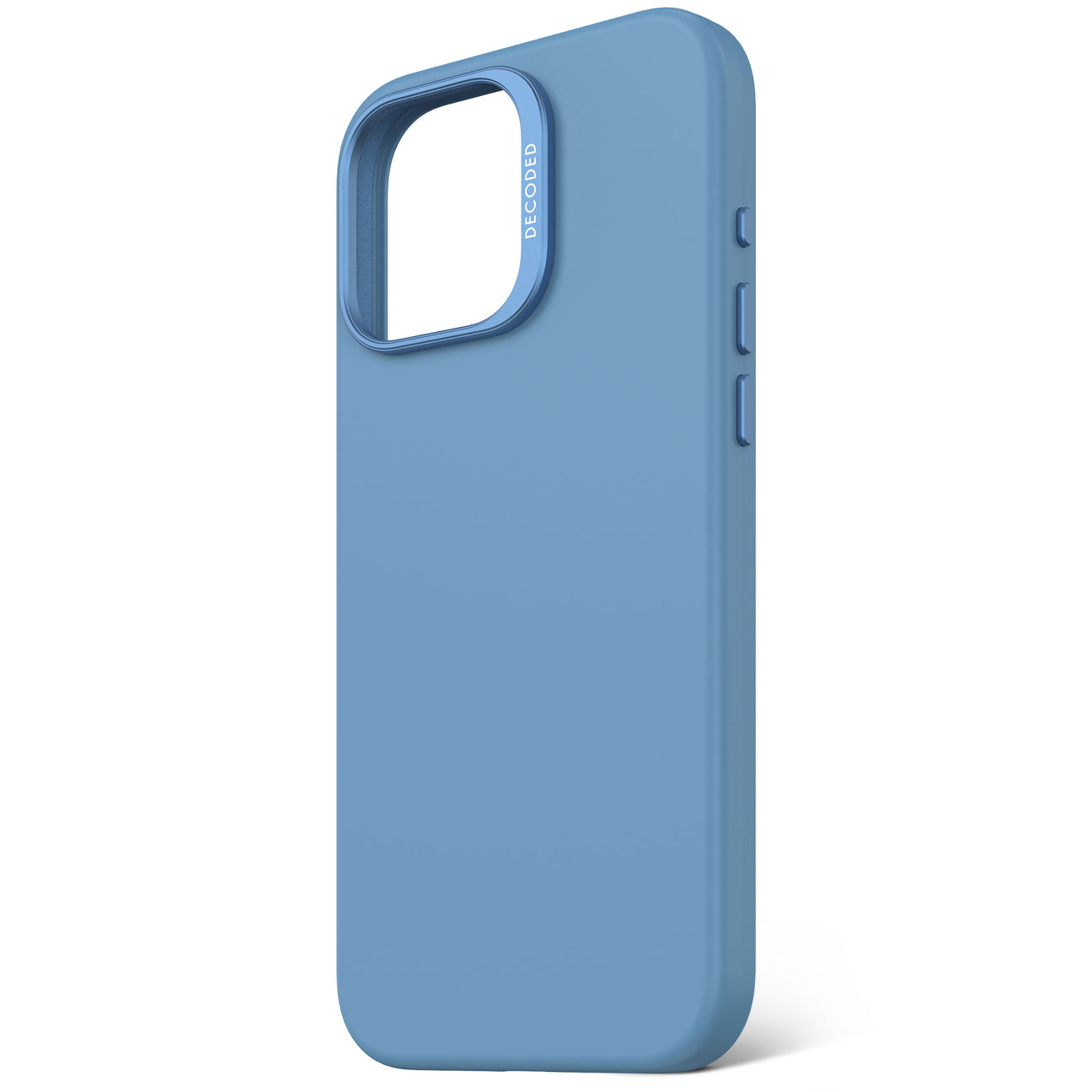 Husă de protecție DECODED din silicon antimicrobian pentru iPhone 16 Pro Max - Air Blue