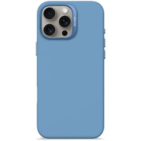 Husă de protecție DECODED din silicon antimicrobian pentru iPhone 16 Pro Max - Air Blue