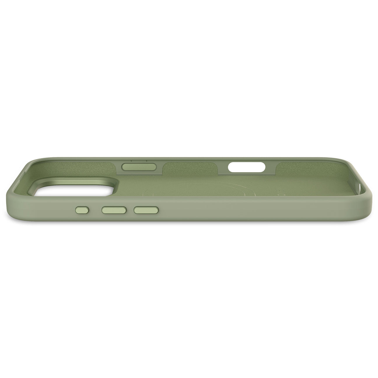 Husă DECODED AntiMicrobial din silicon pentru iPhone 16 Pro Max - Verde jad