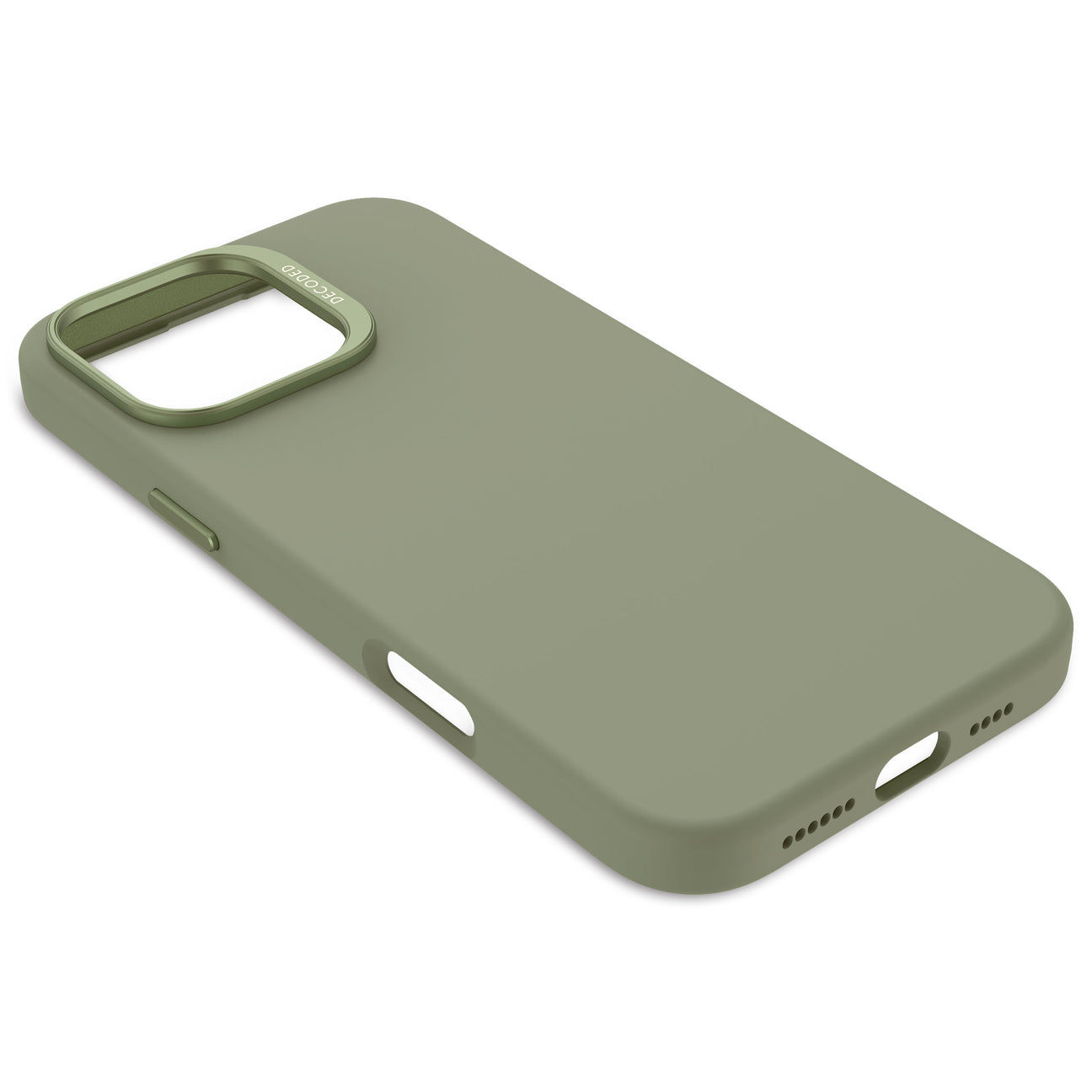 Husă DECODED AntiMicrobial din silicon pentru iPhone 16 Pro Max - Verde jad