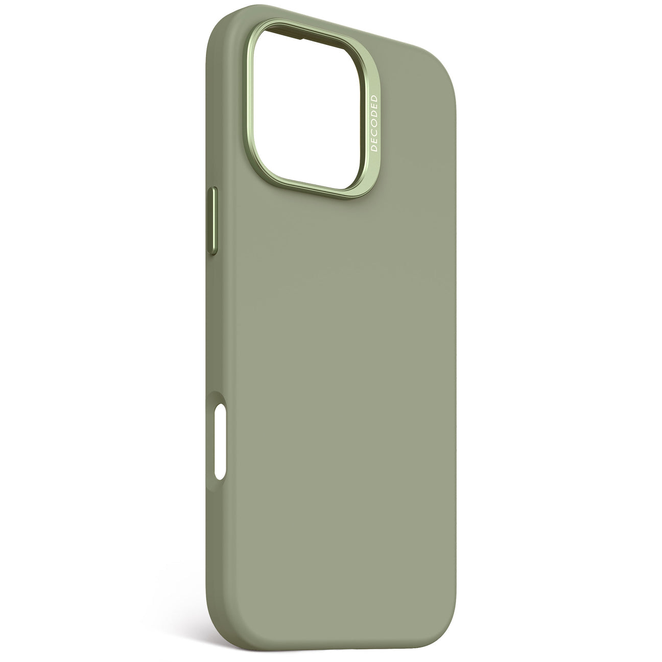 Husă DECODED AntiMicrobial din silicon pentru iPhone 16 Pro Max - Verde jad