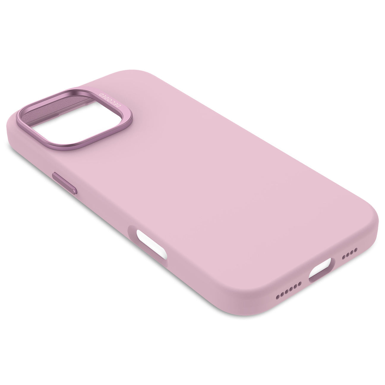 Husă de protecție DECODED AntiMicrobial din silicon pentru iPhone 16 Pro Max - Mov liliac