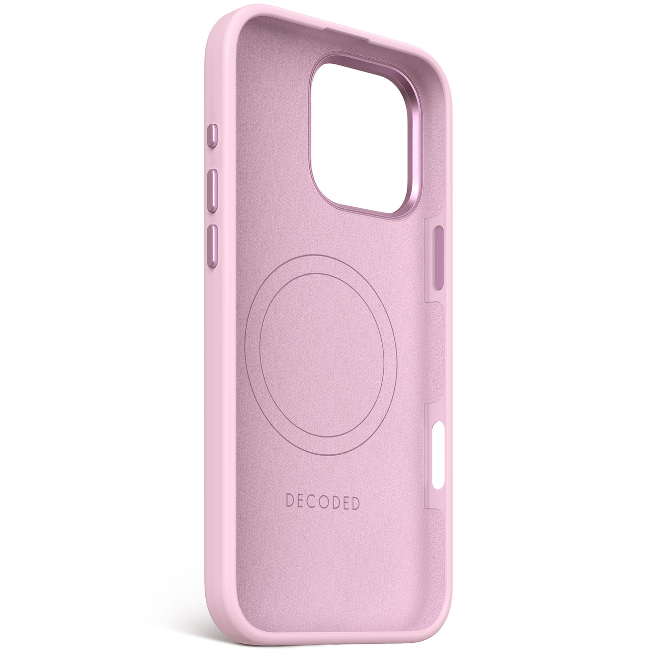 Husă de protecție DECODED AntiMicrobial din silicon pentru iPhone 16 Pro Max - Mov liliac